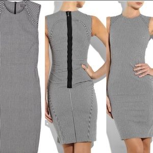 McQ Alexander McQueen
Gingham cotton-blend shift